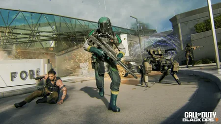 Black Ops 7 Multiplayer gameplay on Forge map